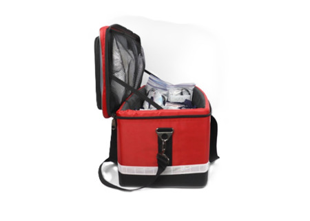 Укладка для оказания первой помощи пострадавшим в ДТП сотрудниками ГИБДД МВД РФ Медплант (в сумке СР-03, арт. 1671)