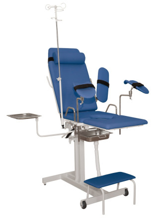 Кресло гинекологическое ДЗМО КГ-3М (синий)