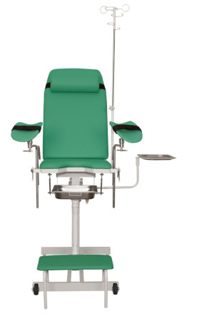 Кресло гинекологическое ДЗМО КГ-1 (зелёный)
