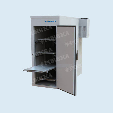 Холодильная камера для хранения тел умерших Поркка МУ4 (4 места, 1 секция, 1 дверь) (нержавеющая сталь, температура -5...+5 °С)