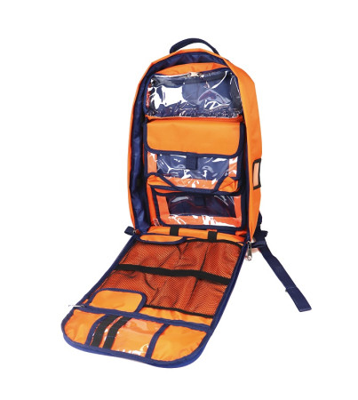 Набор первой помощи НПП (расширенный, оранжевый), в рюкзаке Медплант Волонтер-4 (исполнение 1, арт. 1521)